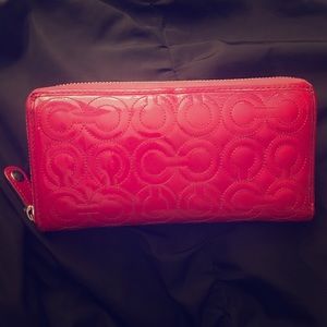 Pink Magenta coach wallet